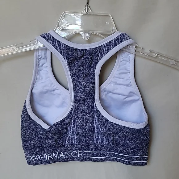 Calvin Klein Heathered Grey Reversible Performance Sports Bra - XS - Picture 4 of 9